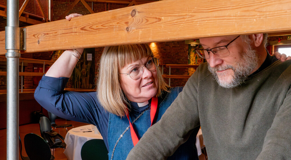 Egil for et klem på skulderen