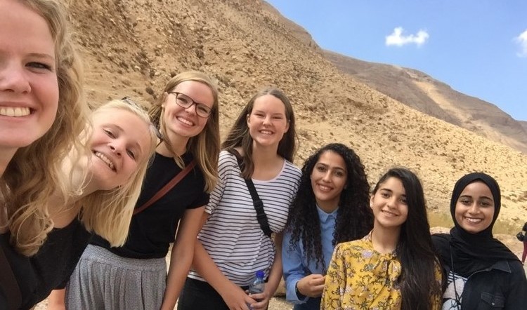 Gruppebillede af voluntører