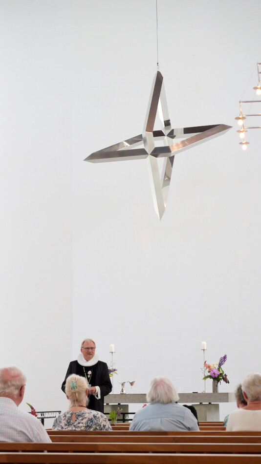 Biskop Henrik Stubkjær holdt tale ved gudstjenesten