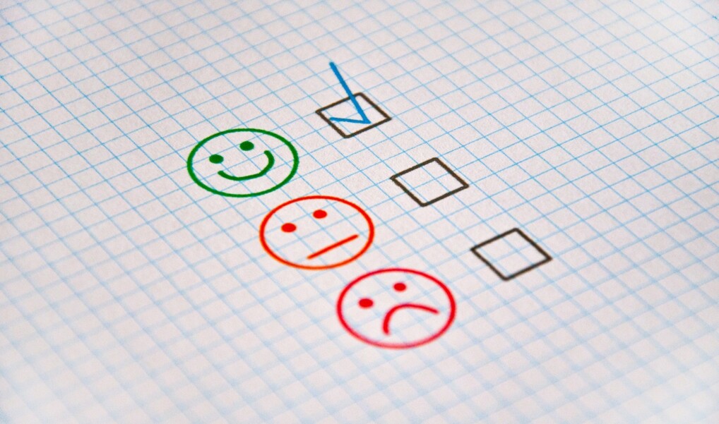 Kryds ved glad smiley