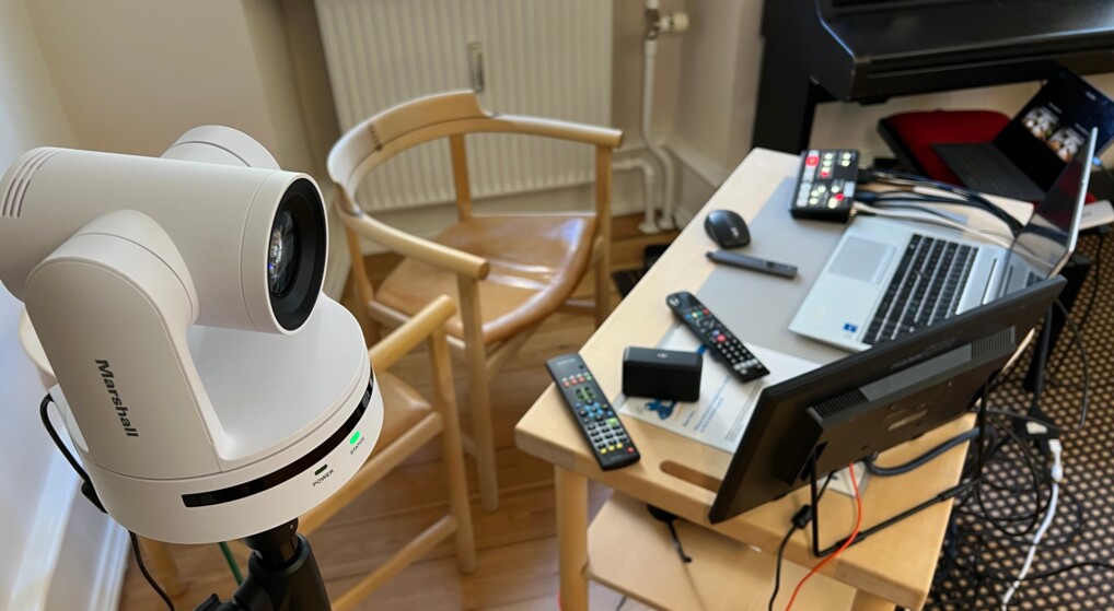 Landemodesalen omdannet til studie