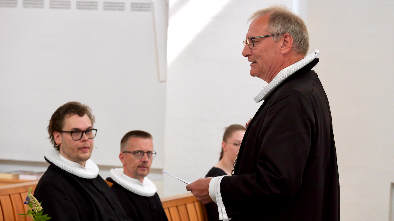 Biskop Henrik Stubkjær holdt tale ved gudstjenesten